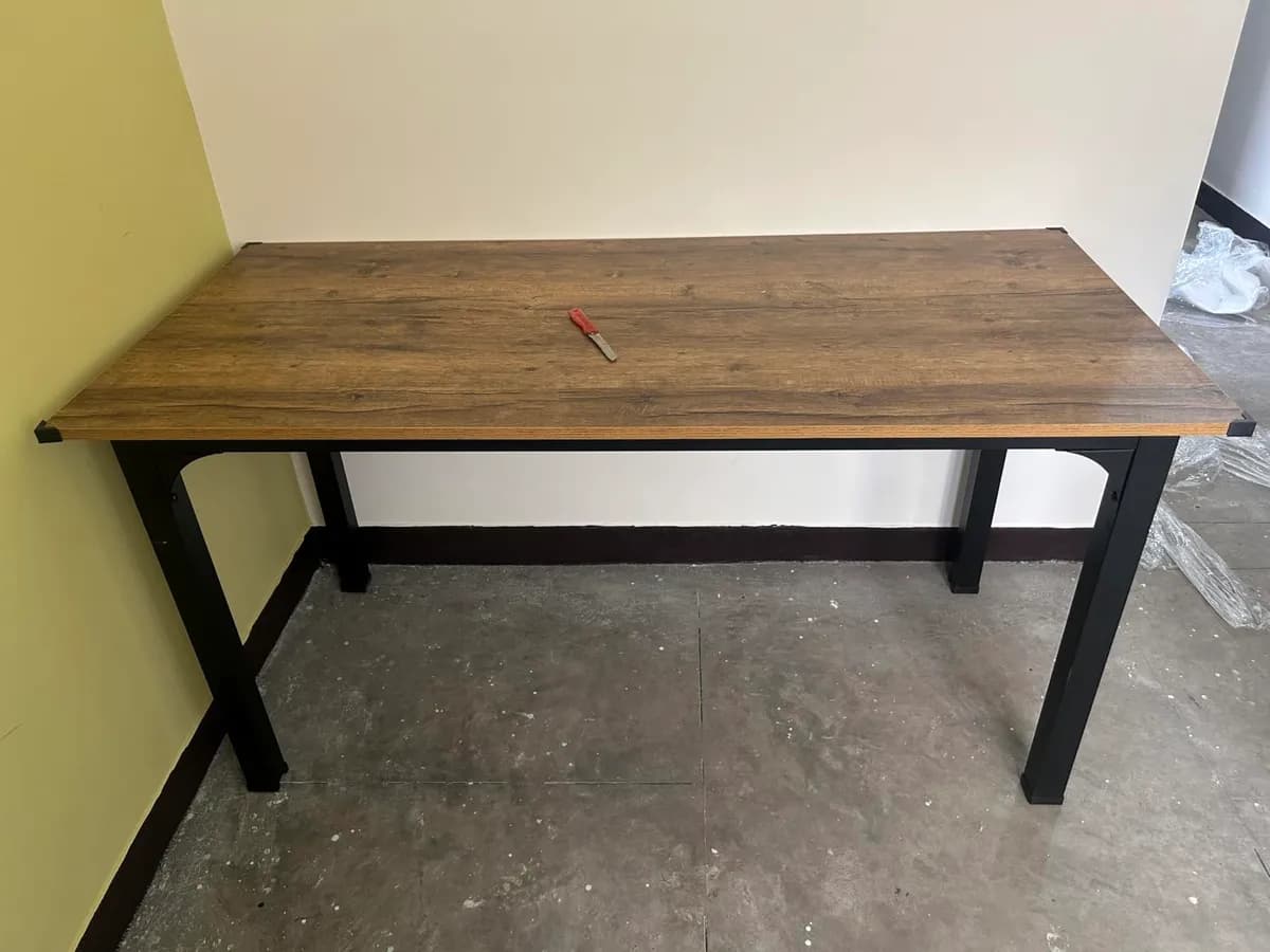 TEKAVO Evon Large Table for Home & Office, Long Office Table